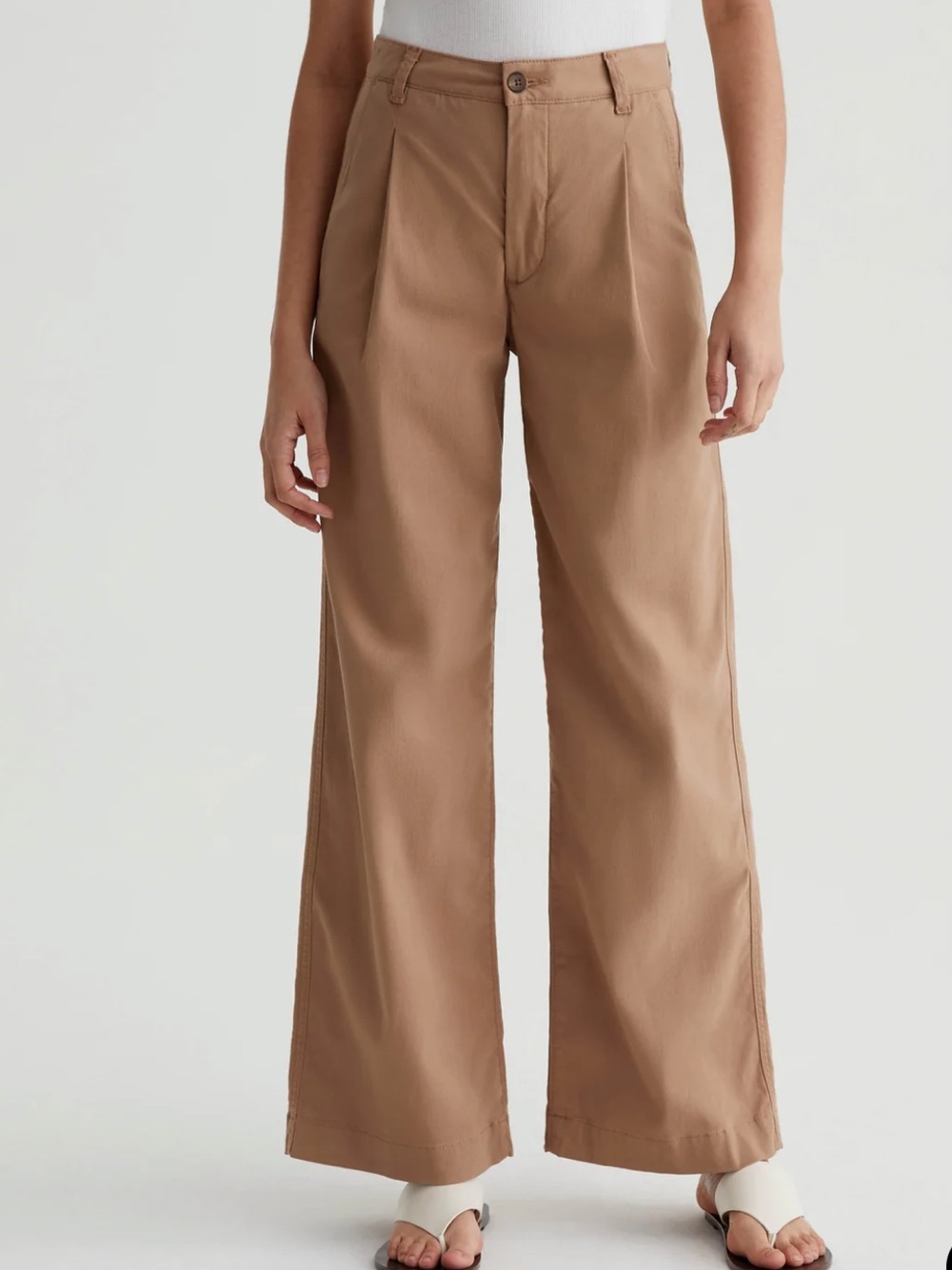 AG Adriano Goldschmied Jules Pleated Trousers